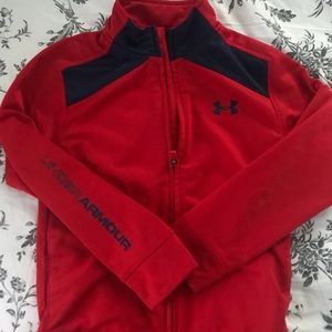 boys under armor zip up